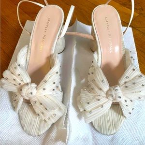 Loeffler Randall wedding heels size 6.5.